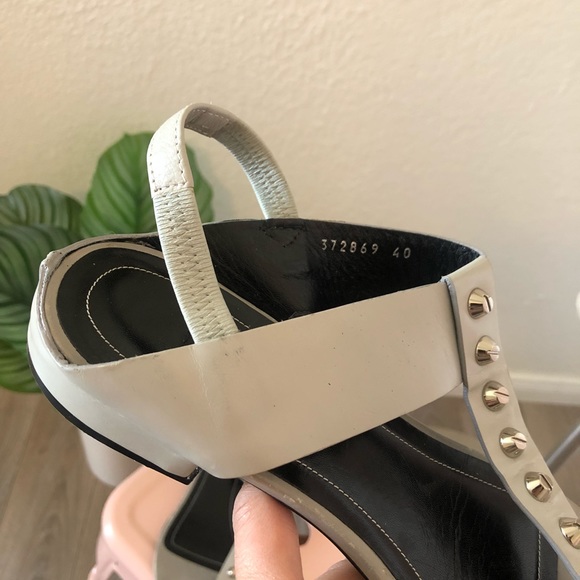 Balenciaga Studded Leather Sandals - Picture 3 of 7